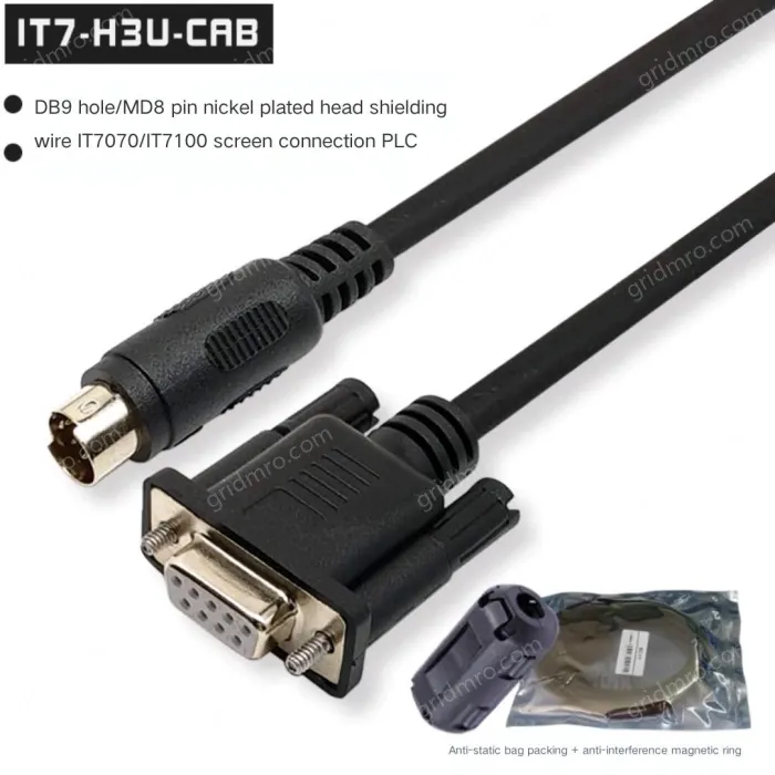 2M bag + magnetic ring IT7-H3U-CAB with IT7070/7100 screen with PLC