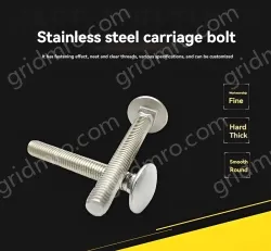 Big head carriage bolt M6*90