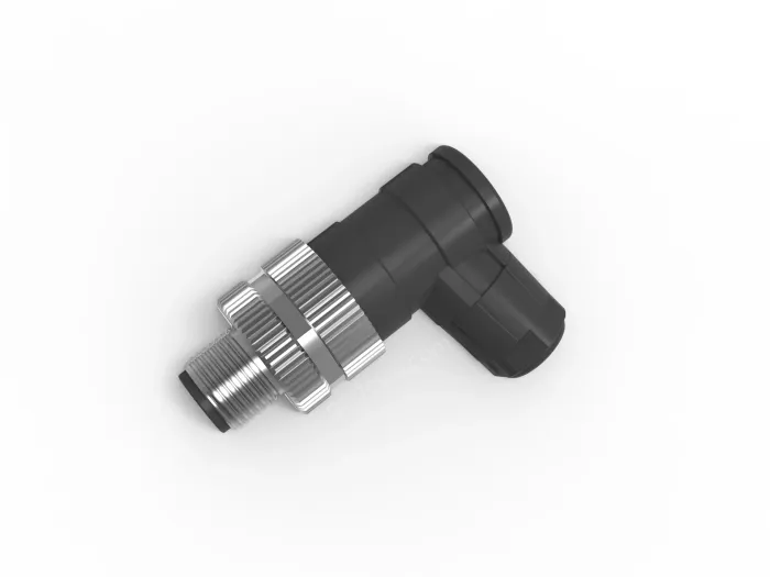 M12 12-hole male elbow connector