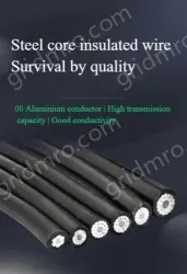 Steel core insulated wire 10KV3.4 thickness*JKLGYJ-185/25