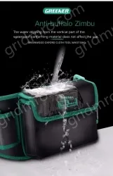 The waist bag can hold a mobile phone and a power drill, and the flip cover is thickened+the drill buckle