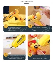 40W luxury glue gun + 60 glue sticks