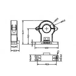 YDKR20 series,YDKR20-HSD-150 open hall DC sensor