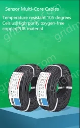 5 core 4 core 2 core sensor cable 26 AWG 5 pole
