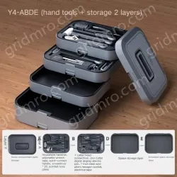 Y4-ABDE Hand Tools + Storage 2 layers