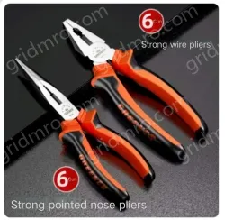 Powerful 6-inch pliers two-piece set
