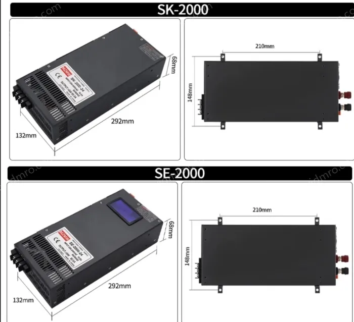 High-power switching power supply 2000W 150V
