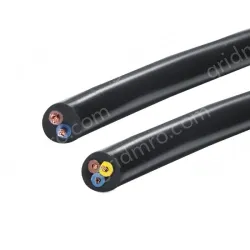 3 cores Black Cable 2.5mm Nominal cross-section