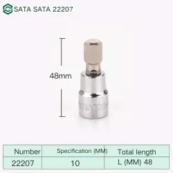 CALC 10mm with a total length of 48mm-22207