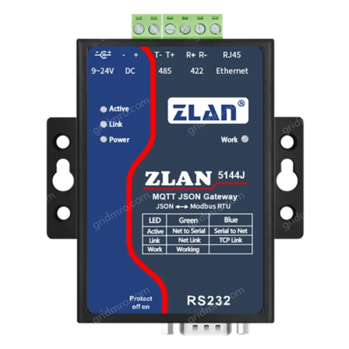 MQTT+JSON to Modbus gateway