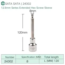 Dafei 8mm with a total length of 120mm-24302