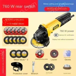 Decoration 760W rear switch metal cutting and grinding