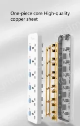 European standard independent switch 4-plug